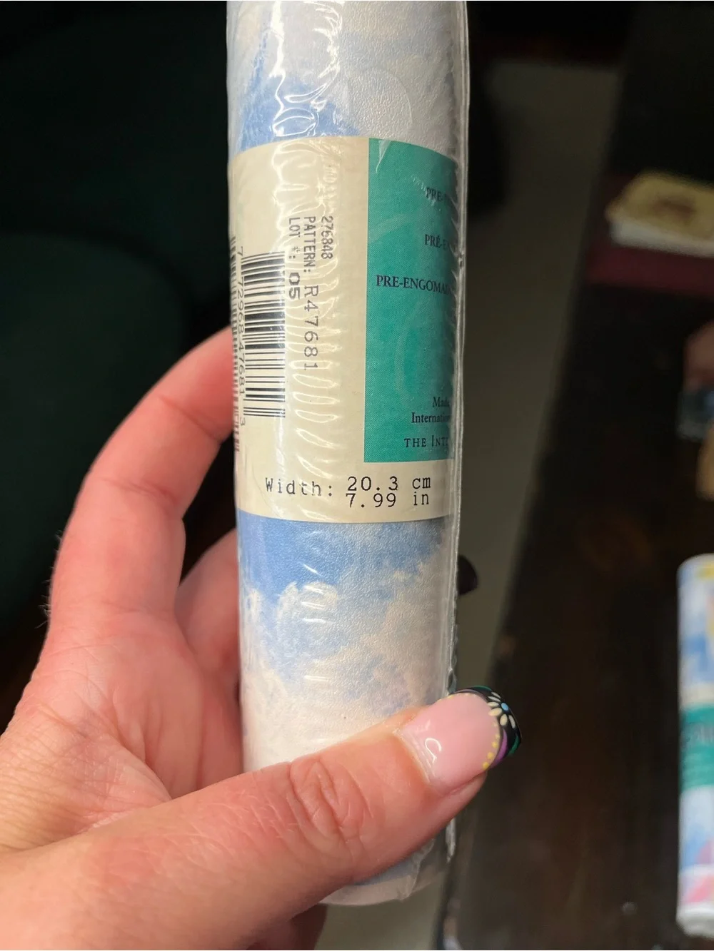 Lot of New old stock rainbow border wallpaper - Pastel Pattern